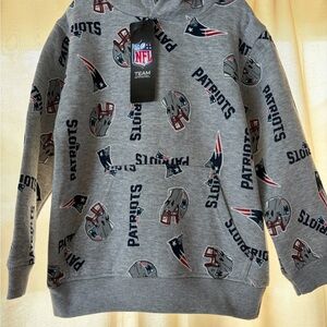 NFL Gray Patriots Hoodie Sweater